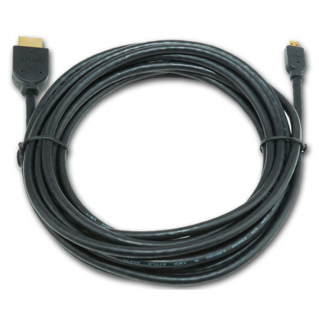 Gembird - HDMI cable - micro HDMI male to HDMI male - 3 m - black - 1