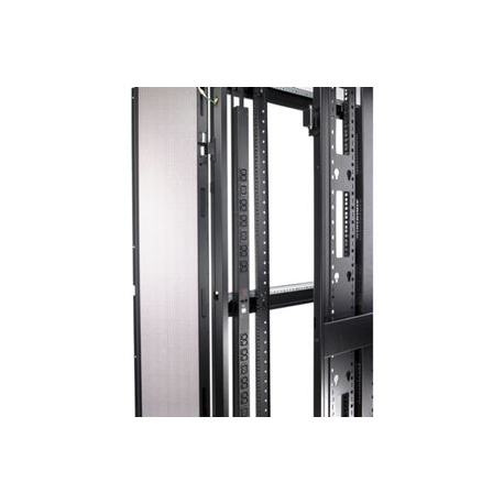 APC NetShelter SX - Rack cable management panel - black - 42U - for P / N: SMX1000C, SMX1500RM2UC, SMX1500RM2UCNC, SMX750C, SMX750CNC, SRT5KRMXLW-TW - 1