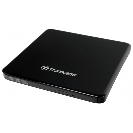 Transcend 8X DVDS-K - Disk drive - DVD±RW (±R DL)  /  DVD-RAM - 8x / 8x / 5x - USB 2.0 - external - black - 1