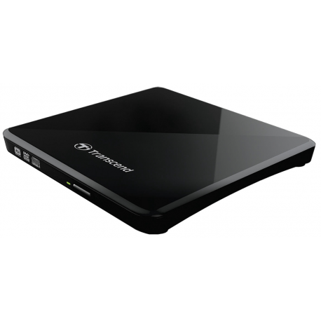 Transcend 8X DVDS-K - Disk drive - DVD±RW (±R DL)  /  DVD-RAM - 8x / 8x / 5x - USB 2.0 - external - black - 3