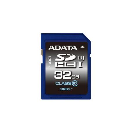 ADATA Premier - Flash memory card - 32 GB - UHS Class 1  /  Class10 - SDHC UHS-I - 1