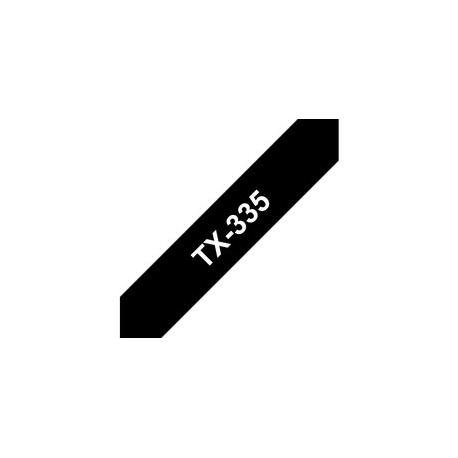 Brother TX - White on black - Roll (1.2 cm) 1 cassette(s) laminated tape - for P-Touch PT-30, PT-7000, PT-8000, PT-PC - 1