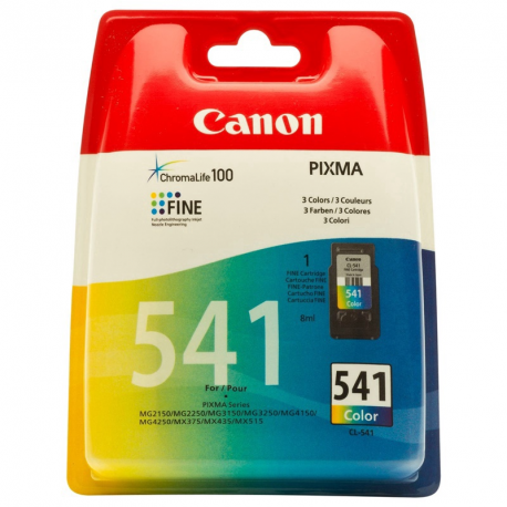 Canon CL-541 - Colour (cyan, magenta, yellow) - original - ink cartridge - for PIXMA MG3150, MG3510, MG3550, MG3650, MG4250, MX395, MX475, MX525, MX535, TS5150, TS5151 - 2