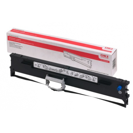 OKI - Black - print ribbon - for Microline 6300 FB, 6300 FB-SC, 6300 Flatbed - 2