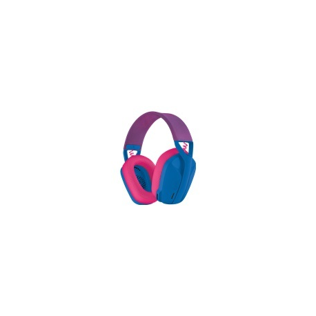 Logitech Lightspeed G435 - Headset - full size - Bluetooth / 2.4 GHz radio frequency - wireless - blue - Discord Certified - 0