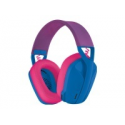 Logitech Lightspeed G435 - Headset - full size - Bluetooth / 2.4 GHz radio frequency - wireless - blue - Discord Certified