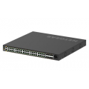 NETGEAR AV Line M4250-40G8F-PoE+ - Switch - L3 - Managed - 40 x 10/100/1000 (PoE+) + 8 x 1000Base-X SFP - side to side airflow - rack-mountable - PoE+ (480 W)
