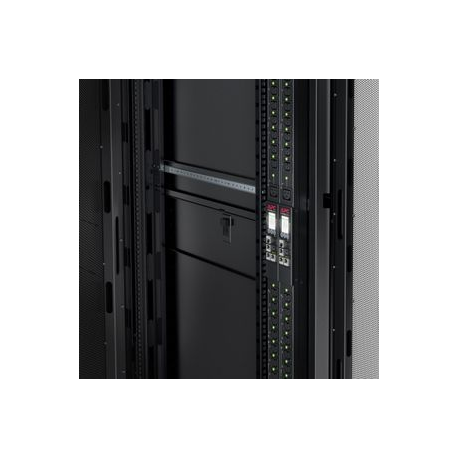 APC Rack PDU 9000 Switched APDU9981NA3 - Power distribution unit (rack-mountable) - AC 208 V - 11 kW - 11000 VA - 3-phase - Ethernet 10 / 100 / 1000 - input: IEC 60309 16A - output connectors: 24 (21 x IEC 60320 C13 / C15, 3 x IEC 60320 C19 / C21) - 0U - 1.83 m - black - for P / N: SMX750CNC - 2