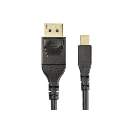 StarTech.com 2m VESA Certified DisplayPort 1.4 Cable - 8K 60Hz HBR3 HDR -  6ft Super UHD DisplayPort to DisplayPort Monitor Cord - Ultra HD 4K 120Hz  DP 1.4 Slim Video Cable M/M