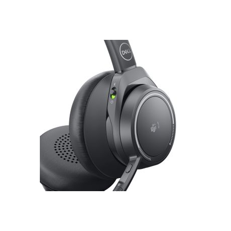 Dell Premier Wireless ANC Headset WL7022 - Headset - Bluetooth - wireless - active noise cancelling - USB-A via Bluetooth adapter - Zoom Certified, Certified for Microsoft Teams - 6