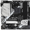 ASRock B550M Pro4 - Motherboard - micro ATX - Socket AM4 - AMD B550 Chipset - USB-C Gen2, USB 3.2 Gen 1, USB 3.2 Gen 2 - Gigabit LAN - onboard graphics (CPU required) - HD Audio (8-channel)