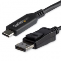 StarTech.com 6ft / 1.8m USB C to DisplayPort 1.4 Cable, 4K / 5K / 8K USB Type-C to DP 1.4 Alt Mode Video Adapter Converter, HBR3 / HDR / DSC, 8K 60Hz DP 1.4 Monitor Cable for USB-C and Thunderbolt 3 - 8K USB-C to DP Cable (CDP2DP146B) - External video adapter - USB-C - DisplayPort - black