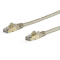 StarTech.com 5m CAT6A Ethernet Cable, 10 Gigabit Shielded Snagless RJ45 100W PoE Patch Cord, CAT 6A 10GbE STP Network Cable w / Strain Relief, Grey, Fluke Tested / UL Certified Wiring / TIA - Category 6A - 26AWG (6ASPAT5MGR) - Patch cable - RJ-45 (M) to RJ-45 (M) - 5 m - STP - CAT 6a - molded, snagless - grey