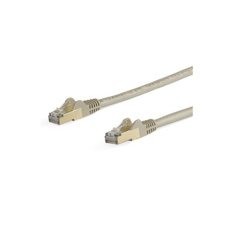 StarTech.com 7m CAT6A Ethernet Cable, 10 Gigabit Shielded Snagless RJ45 100W PoE Patch Cord, CAT 6A 10GbE STP Network Cable w / Strain Relief, Grey, Fluke Tested / UL Certified Wiring / TIA - Category 6A - 26AWG (6ASPAT7MGR) - Patch cable - RJ-45 (M) to RJ-45 (M) - 7 m - STP - CAT 6a - molded, snagless - grey - 0