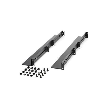 StarTech.com 1U 19 inch Server Rack Rails, 24-36 inch Adjustable Depth, Universal 4 Post Rack Mount Rails, Network Equipment/Server/UPS Mounting Rail Kit, HPE ProLiant, Dell PowerEdge - 4 Post Rack Rails (UNIRAILS1UB) - Rack rail kit - rack mountable - black - 1U - 19" - for P/N: RK1536BKF, RK1836BKF - 4