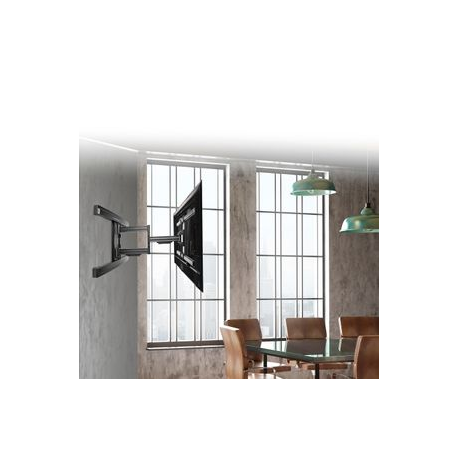 StarTech.com TV Wall Mount for up to 80 inch (110lb) VESA Mount Displays, Low Profile Full Motion Universal TV Wall Mount Bracket, Heavy Duty Adjustable Tilt / Swivel Articulating Arm - Cable Management (FPWARTS1) - Bracket - for TV (full-motion adjustable arm) - steel - screen size: 37"-80" - mounting interface: VESA - wall-mountable - 1