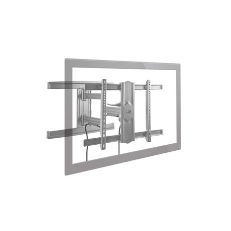 StarTech.com TV Wall Mount for up to 80 inch (110lb) VESA Mount Displays, Low Profile Full Motion Universal TV Wall Mount Bracket, Heavy Duty Adjustable Tilt / Swivel Articulating Arm - Cable Management (FPWARTS1) - Bracket - for TV (full-motion adjustable arm) - steel - screen size: 37"-80" - mounting interface: VESA - wall-mountable - 2