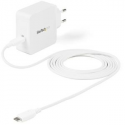 StarTech.com USB C Wall Charger, USB C Laptop Charger 60W PD, 6ft/2m Cable, Universal Compact Type C Power Adapter, Dell XPS/Lenovo X1 Carbon, HP EliteBook, MacBook, USB IF/CE Certified - 60W PD3.0 Wall Charger (WCH1CEU) - Power adapter - 60 Watt - 3 A (USB-C) - on cable: USB-C