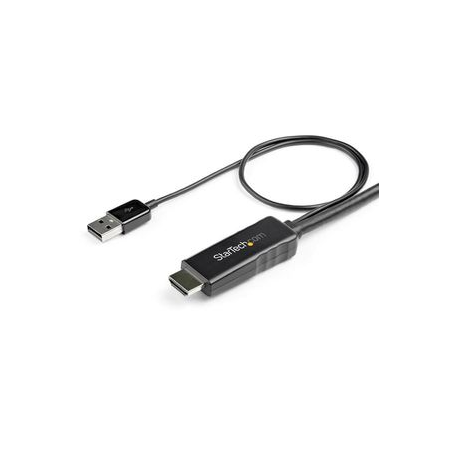 StarTech.com 3m HDMI to DisplayPort Adapter Cable with USB Power - 4K 30Hz Active HDMI to DP 1.2 Converter (HD2DPMM3M) - Video cable - HDMI, USB (power only) (M) to DisplayPort (M) - 3 m - black - 4K support, active - 1