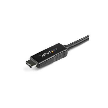 StarTech.com 3m HDMI to DisplayPort Adapter Cable with USB Power - 4K 30Hz Active HDMI to DP 1.2 Converter (HD2DPMM3M) - Video cable - HDMI, USB (power only) (M) to DisplayPort (M) - 3 m - black - 4K support, active - 2