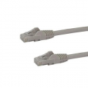 StarTech.com 7.5m CAT6 Ethernet Cable, 10 Gigabit Snagless RJ45 650MHz 100W PoE Patch Cord, CAT 6 10GbE UTP Network Cable w / Strain Relief, Grey, Fluke Tested / Wiring is UL Certified / TIA - Category 6 - 24AWG (N6PATC750CMGR) - Patch cable - RJ-45 (M) to RJ-45 (M) - 7.5 m - UTP - CAT 6 - snagless - grey