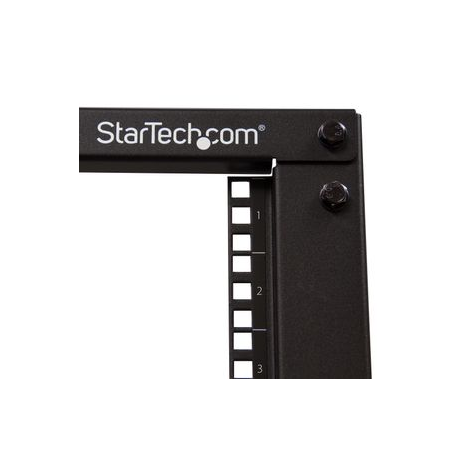 StarTech.com 15U 19" Open Frame Server Rack, 4 Post Adjustable Depth 23-41" Mobile, Free Standing Rolling Network / Computer Equipment Data Rack, Dell PowerEdge, HP ProLiant ThinkServer - Adjustable Server Rack (4POSTRACK15U) - Rack open frame - 4-post - floor-standing - black - 15U - 6