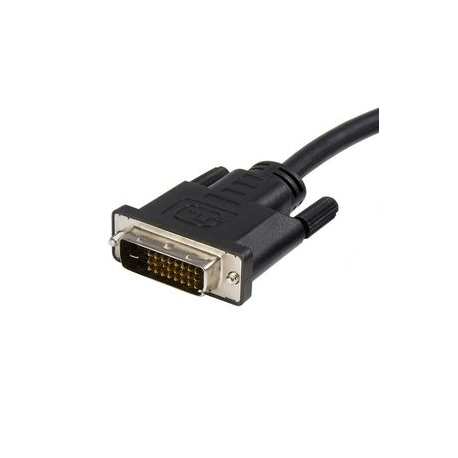 StarTech.com HDMI Male to DVI Female - HDMI to DVI-D Adapter - Bi-Directional - DVI to HDMI (HDMIDVIMF) - Adapter - dual link - HDMI male to DVI-D female - black - for P/N: DK30C2DPEPUE, DK30C2DPPDUE, DK31C3HDPD, DK31C3HDPDUE, DP2DVIMM6X10, SV211HDUC - 1
