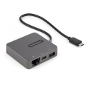 StarTech.com USB-C Multiport Adapter - USB 3.1 Gen 2 Type-C Mini Dock - USB-C to 4K HDMI or 1080p VGA Video - 10Gbps USB-A USB-C, GbE - Portable Travel Laptop Dock - Works w/Thunderbolt 3 (DKT31CHVL) - Docking station - USB-C - VGA, HDMI - GigE