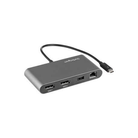 StarTech.com Mini Thunderbolt 3 Dock Dual 4K 6Hz HDMI - Mac/Windows Docking Station - Discontinued, Limited Stock, Replaced by TB3DKM2DPL (TB3DKM2HD) - Docking station - USB-C 3.1 / Thunderbolt 3 - 2 x HDMI - GigE - 6