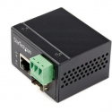 StarTech.com Industrial Fiber to Ethernet Media Converter - 100Mbps SFP to RJ45 / Cat6 - Singlemode / Multimode Optical Fiber to Copper Network - 12-56V DC - IP-30 /  -40 to +75C - Fibre media converter - 100Mb LAN - 100Base-FX, 100Base-TX - RJ-45  /  SFP (mini-GBIC)