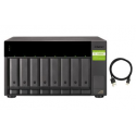 QNAP TL-D800C - Hard drive array - 8 bays (SATA-600) - USB 3.2 Gen 2 (external)