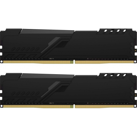 Kingston FURY Beast - DDR4 - kit - 16 GB: 2 x 8 GB - DIMM 288-pin - 3600 MHz / PC4-28800 - CL17 - 1.35 V - unbuffered - non-ECC - black - 1