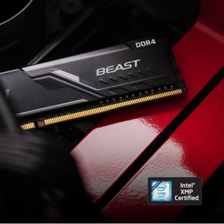 Kingston FURY Beast - DDR4 - kit - 16 GB: 2 x 8 GB - DIMM 288-pin - 3600 MHz / PC4-28800 - CL17 - 1.35 V - unbuffered - non-ECC - black - 4