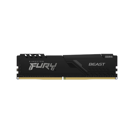 Kingston FURY Beast - DDR4 - module - 16 GB - DIMM 288-pin - 3200 MHz / PC4-25600 - CL16 - 1.35 V - unbuffered - non-ECC - black - 0