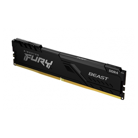 Kingston FURY Beast - DDR4 - module - 16 GB - DIMM 288-pin - 3200 MHz / PC4-25600 - CL16 - 1.35 V - unbuffered - non-ECC - black - 1