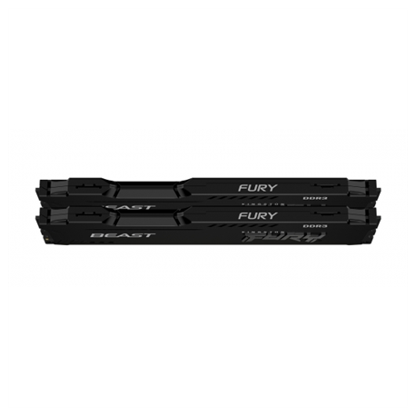 Kingston FURY Beast - DDR4 - kit - 16 GB: 2 x 8 GB - DIMM 288-pin - 3200 MHz / PC4-25600 - CL16 - 1.35 V - unbuffered - non-ECC - black - 2