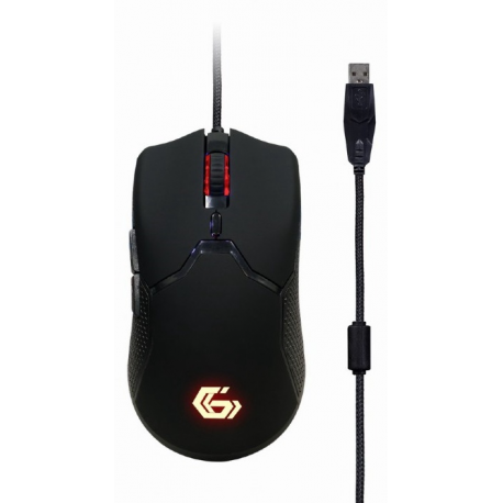 Gembird GMB Gaming Phantom GGS-UMGL4-01 - Keyboard, mouse, headset and mouse pad set - backlit - USB - US - colour box - 3
