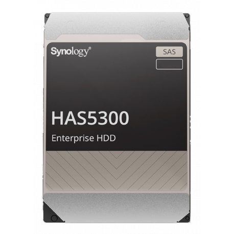 Synology HAS5300 - Hard drive - 12 TB - internal - 3.5" - SAS 12Gb / s - 7200 rpm - buffer: 256 MB - for RackStation RS1619xs+, RS3621xs+, RS4021xs+ - 0