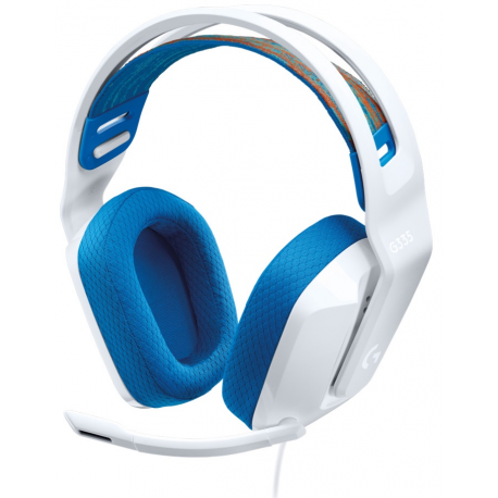 Logitech G G335 Wired Gaming Headset - Headset - full size - wired - 3.5 mm jack - white - Discord Certified - 0
