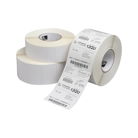 Zebra Z-Perform 1000T - Paper - permanent adhesive - uncoated - 21 x 21 mm 6620 label(s) (1 roll(s) x 6620) labels - 0
