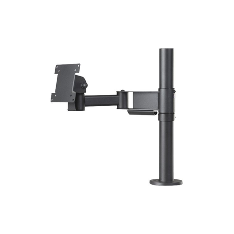 SpacePole - Mounting kit (pole base, elbow mount, VESA mount, pole (15.7"), elbow arm) - for point of sale terminal - black - 0