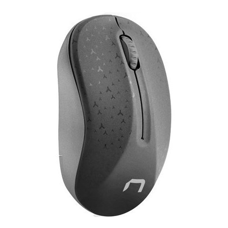Natec Toucan - Mouse - optical - 3 buttons - wireless - 2.4 GHz - USB wireless receiver - grey, black - 1