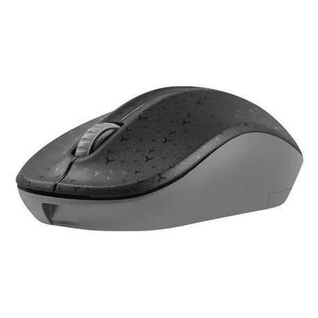 Natec Toucan - Mouse - optical - 3 buttons - wireless - 2.4 GHz - USB wireless receiver - grey, black - 3