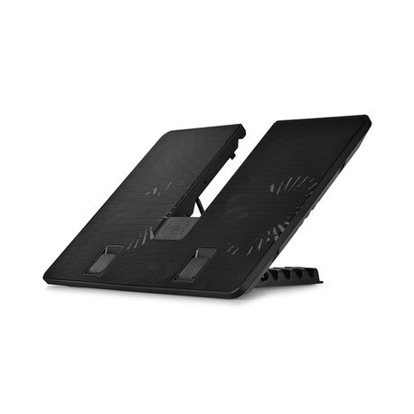 Deepcool U-PAL - Notebook stand - with 2 cooling fans - 140 mm - 0