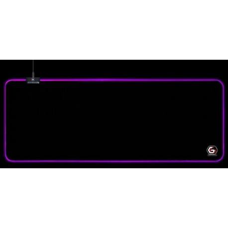 Gembird MP-GAMELED-L - Mouse pad - with LED lights - large - 2