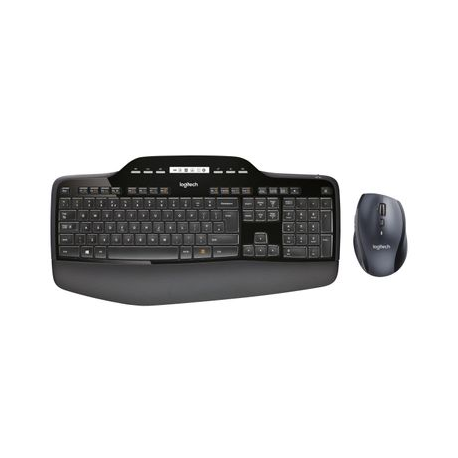 Logitech Wireless Desktop MK710 - Keyboard and mouse set - wireless - 2.4 GHz - US International - 0