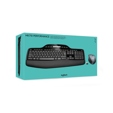Logitech Wireless Desktop MK710 - Keyboard and mouse set - wireless - 2.4 GHz - US International - 3