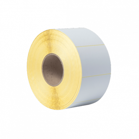 Brother Premium - Semi-glossy - top coated - white - 102 x 74 mm 11600 label(s) (4 roll(s) x 2900) die cut labels - for Brother TJ-4020, 4120; Titan Industrial Printer TJ-4021, 4121, 4420, 4422, 4520, 4522 - 2