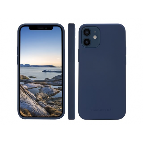 dbramante1928 Greenland - Back cover for mobile phone - snap-on - 100% recycled plastic - pacific blue - slim design - for Apple iPhone 12, 12 Pro - 4