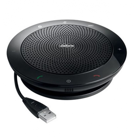 Jabra SPEAK 510 for PC - VoIP desktop speakerphone - Bluetooth - wireless, wired - for Apple iPad; iPad 2; iPad mini; iPhone 4, 5c; Nokia Lumia 520; Samsung Galaxy Ace 3, S4 - 0